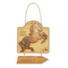 Placa de parede suspensa Silver Buffalo The Lord Of The Rings
