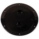 Placa de plataforma de parafuso Beckson 6" com acabamento em óxido preto em latão