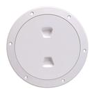 Placa de plataforma de parafusos Beckson 6 White Smooth