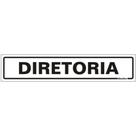 Placa De Poliestireno Auto-adesiva 5x25cm Diretoria - 200 Ab - Sinalize Placa Ps 5x25 Diretoria 200 Ab Sinalize 200ab