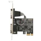 Placa de porta serial PCIe RS232 DB9 Pomya Pomya1SMY726930 X1