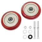 Placa de PU pesada Caster Wheels GLE2016 para caminhões de plataforma