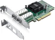 Placa de rede 10Gtek 10Gb PCI-E NIC com controlador Intel 82599ES