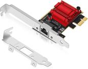 Placa De Rede Pcie 2500mbps Ultra Gigabit 2.5gbps Rj45 Gamer