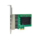 Placa De Rede Realtek Quad 4 Portas Gigabit 1000mbps Pcie X1