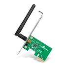 Placa de Rede Wi-Fi TP-Link TL-WN781ND PCI Express 2.4GHz 150Mbps Antena Externa Compatível Windows-Linux