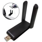 Placa De Rede WiFi USB Antena Dupla Conexão Rápida Para PC Desktop Em Estoque