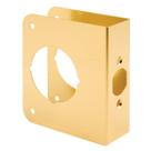 Placa de reforço de bloqueio PRIME-LINE U 9555 com acabamento em latão Placa de reforço de bloqueio PRIME-LINE U 9555 com acabamento em latão