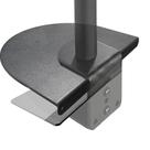 Placa de reforço de montagem em monitor de aço para mesa frágil
