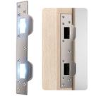 Placa de reforço Door Strike Plate HELEMAN com orifício de 14-15 cm