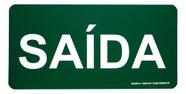 Placa de Saída Fotoluminescente 30x15cm S12 Decore
