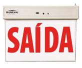 Placa de Saída LED 1 Face 1W - Vermelha - Blumenau Iluminação
