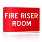 Placa de sala Fire Riser Anley Aluminium 18x25cm protegida contra UV