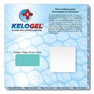 Placa de silicone queimados e cicatriz 10x10cm kelogel