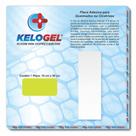 Placa de silicone queimados e cicatriz 10x30cm kelogel