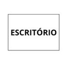 Placa de Sinalização 1/2 oficio escritório mdf