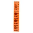 Placa de Sinalização 127V Laranja com 13 Unidades Ref PS134 ENCARTALE Placa de Sinalização 127V Laranja com 13 Unidades Ref PS134 ENCARTALE