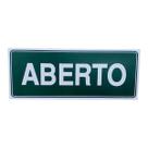 Placa de Sinalização 30x10 Duplo Aberto/fechado