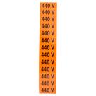 Placa de Sinalização 440V Cor Laranja com 13 Unidades Ref PS136 ENCARTALE Placa de Sinalização 440V Cor Laranja com 13 Unidades Ref PS136 ENCARTALE