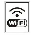 Placa de Sinalização Acesso 15x20cm Wifi