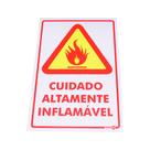 Placa de Sinalização ALTAMENTE INFLAMÁVEL Ref PS17 ENCARTALE Placa de Sinalização ALTAMENTE INFLAMÁVEL Ref PS17 ENCARTALE