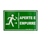 Placa de Sinalização APERTE E EMPURRE PS3825F ENCARTALE