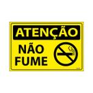 Placa De Sinalização Atenção Não Fume 30x20 Ecom IA - SA22 F9e