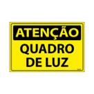 Placa De Sinalização Atenção Quadro De Luz 30x20 Ecom IA - SA59 F9e Placa De Sinalização Atenção Quadro De Luz 30x20 Ecom IA - SA59 F9e