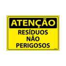 Placa De Sinalização Atenção Resíduos Não Perigosos 30x20 Ecom IA - SA57 F9e Placa De Sinalização Atenção Resíduos Não Perigosos 30x20 Ecom IA - SA57 F9e