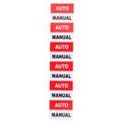 Placa de Sinalização AUTO/MANUAL com 12 Unidade Ref PS139 ENCARTALE