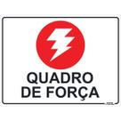 Placa de Sinalização Aviso Energia Quadro de Força