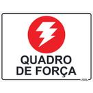 Placa de Sinalização Aviso Energia Quadro de Força