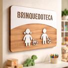 Placa De Sinalização Brinquedoteca
