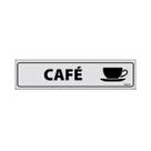 Placa De Sinalização Café 30x7 Ecom IA - B-506/1 F9e