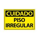 Placa De Sinalização Cuidado Piso Irregular 30x20 Ecom IA - SC18 F9e Placa De Sinalização Cuidado Piso Irregular 30x20 Ecom IA - SC18 F9e