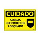 Placa De Sinalização Cuidado Soldas Use Protetor Adequado 30x20 Ecom IA - SC131 F9e Placa De Sinalização Cuidado Soldas Use Protetor Adequado 30x20 Ecom IA - SC131 F9e