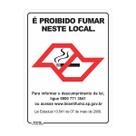 Placa de Sinalização É Proibido Fumar Neste Local Placa de Sinalização É Proibido Fumar Neste Local