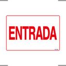 Placa De Sinalização Entrada 30x20 Ekomunike - S-213/2 F9e Placa De Sinalização Entrada 30x20 Ekomunike - S-213/2 F9e