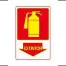 Placa De Sinalização Extintor 20x30 Ekomunike - X-711 F9e