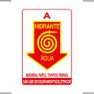 Placa De Sinalização Hidrante A Água 20X30 Ekomunike - X-710 F9e Placa De Sinalização Hidrante A Água 20X30 Ekomunike - X-710 F9e