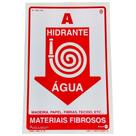 Placa de Sinalizacao HIDRANTE AGUA Ref PAF299 ENCARTALE Placa de Sinalizacao HIDRANTE AGUA Ref PAF299 ENCARTALE