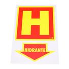 Placa de Sinalização HIDRANTE Ref PS16 ENCARTALE Placa de Sinalização HIDRANTE Ref PS16 ENCARTALE
