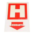 Placa de Sinalização HIDRANTE Ref PS315 ENCARTALE Placa de Sinalização HIDRANTE Ref PS315 ENCARTALE