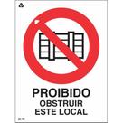Placa de Sinalização Indicação A6 Cuidado, Risco de Radiação Normatizada