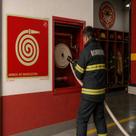 Placa de Sinalização Indicativa E7 Abrigo de Mangueira de Contra Incêndio Fotoluminescente 20x20cm Placa de Sinalização Indicativa E7 Abrigo de Mangueira de Contra Incêndio Fotoluminescente 20x20cm