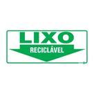 Placa de Sinalização LIXO RECICLÁVEL PS238 ENCARTALE Placa de Sinalização LIXO RECICLÁVEL PS238 ENCARTALE