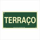 Placa de Sinalização Pavimento Terraço
