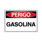 Placa De Sinalização Perigo Gasolina 30x20 Ecom IA - SP19 F9e