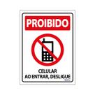 Placa De Sinalização Proibido Celular Ao Entrar Desligue 15x20 Ecom IA - S-229 F9e Placa De Sinalização Proibido Celular Ao Entrar Desligue 15x20 Ecom IA - S-229 F9e