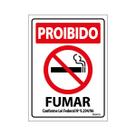 Placa De Sinalização Proibido Fumar 15x20 Ecom IA - P-5/1 F9e Placa De Sinalização Proibido Fumar 15x20 Ecom IA - P-5/1 F9e